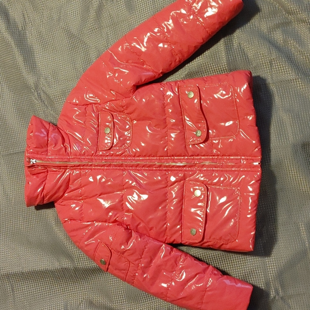 ✨3 for $15✨Gap Kids Hot Pink Vinyl Winter Coat